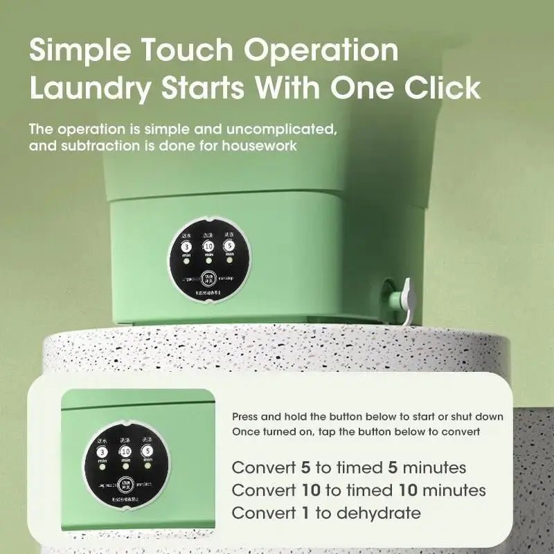 Simplify Your Life with a Mini Portable Washing Machine for Laundry Convenience - TikTokFavorites
