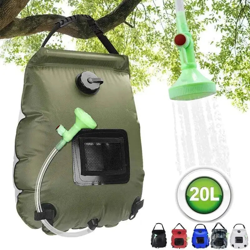 5 Gallon Outdoor Solar Heater Shower Bag - TikTokFavorites
