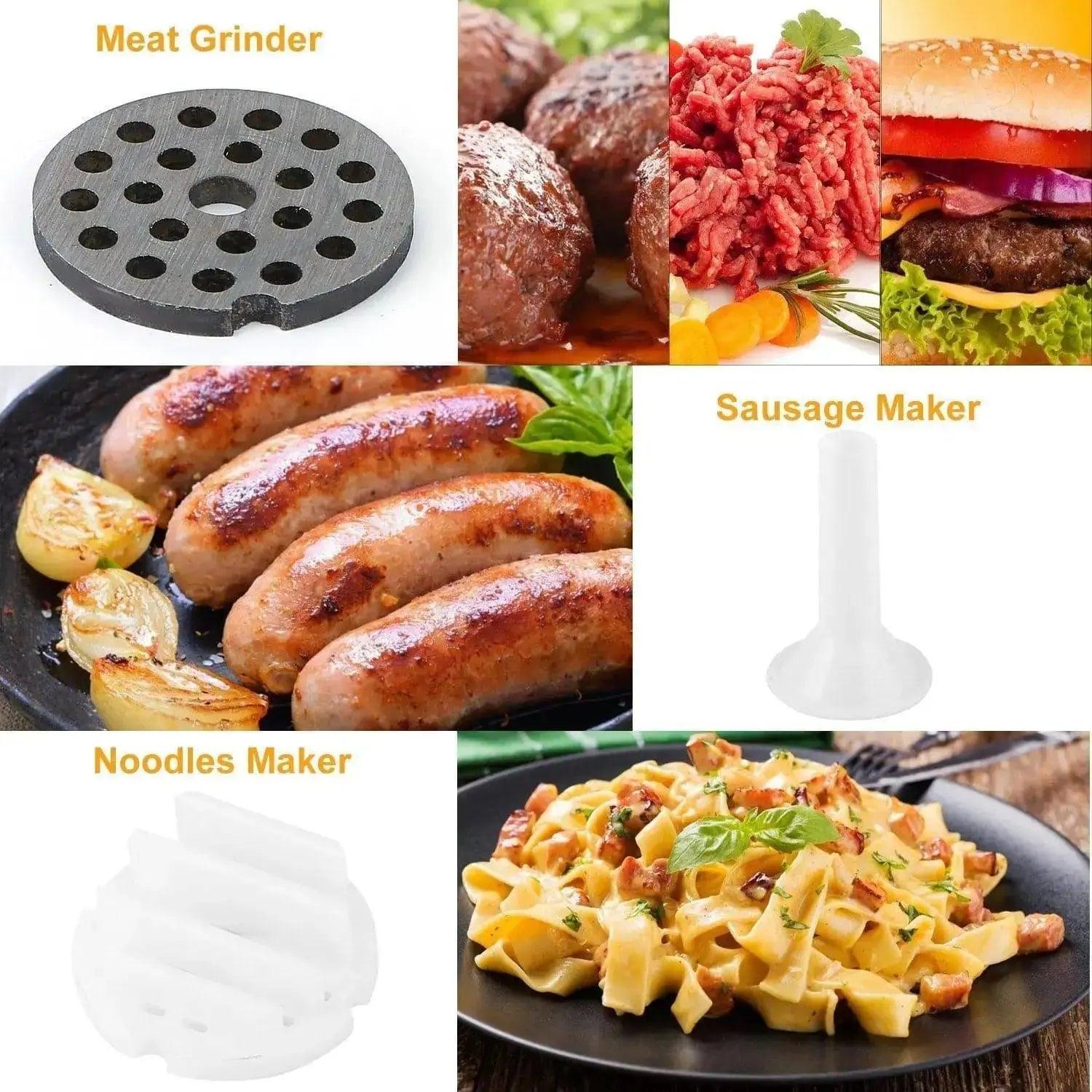Manual Meat Grinder Heavy Duty Hand Operated Mincer Sausage Maker Machine Noodle Maker - TikTokFavorites