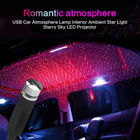 Mini LED Car Night Light Roof Projector - TikTokFavorites