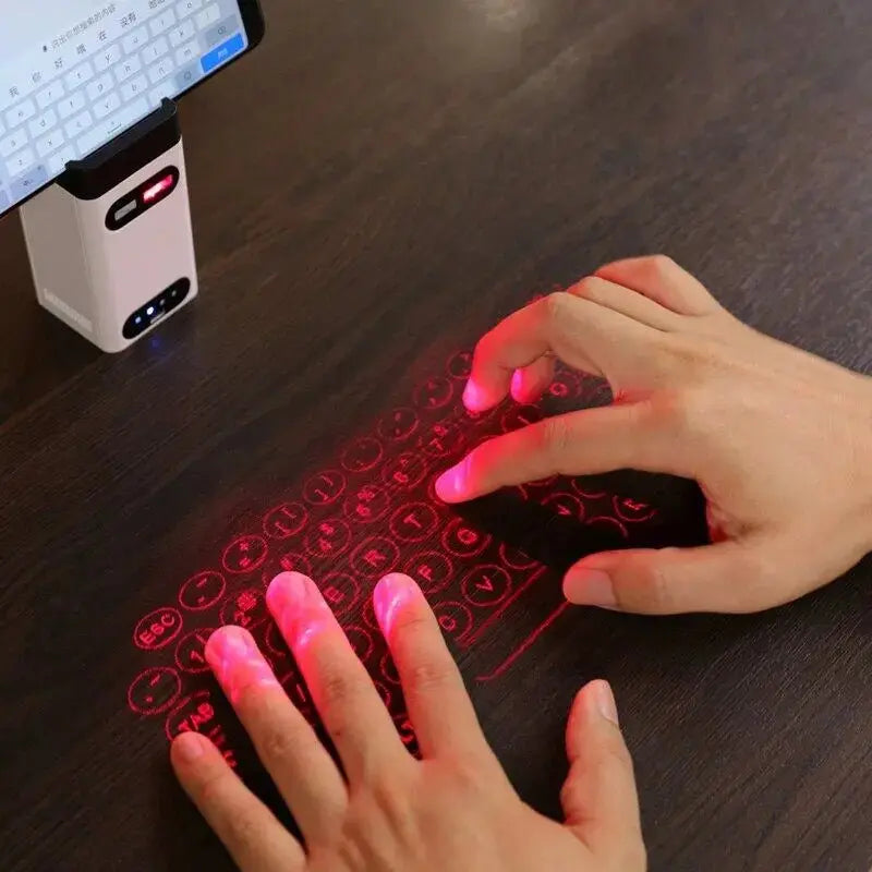 Wireless Laser Bluetooth Keyboard - TikTokFavorites
